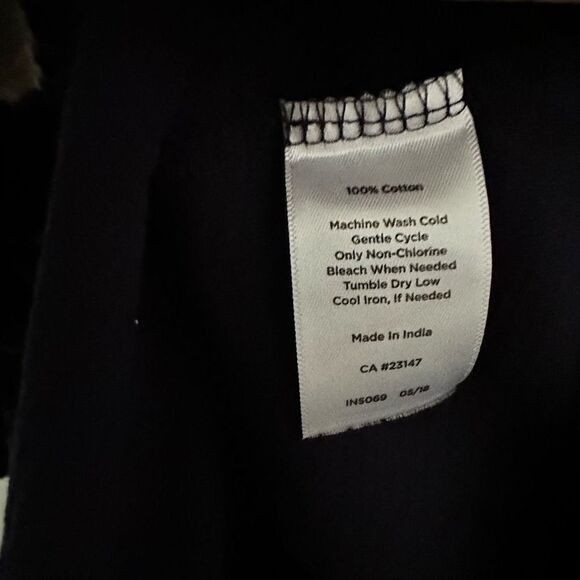 Talbots 3XP Navy Pullover Top Petite - Picture 6 of 6